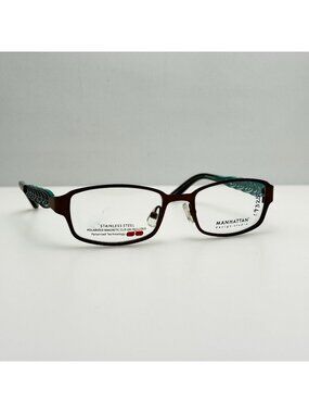 Manhattan Eyeglasses Eye Glasses Frames MDX S3274 10 48-17-135